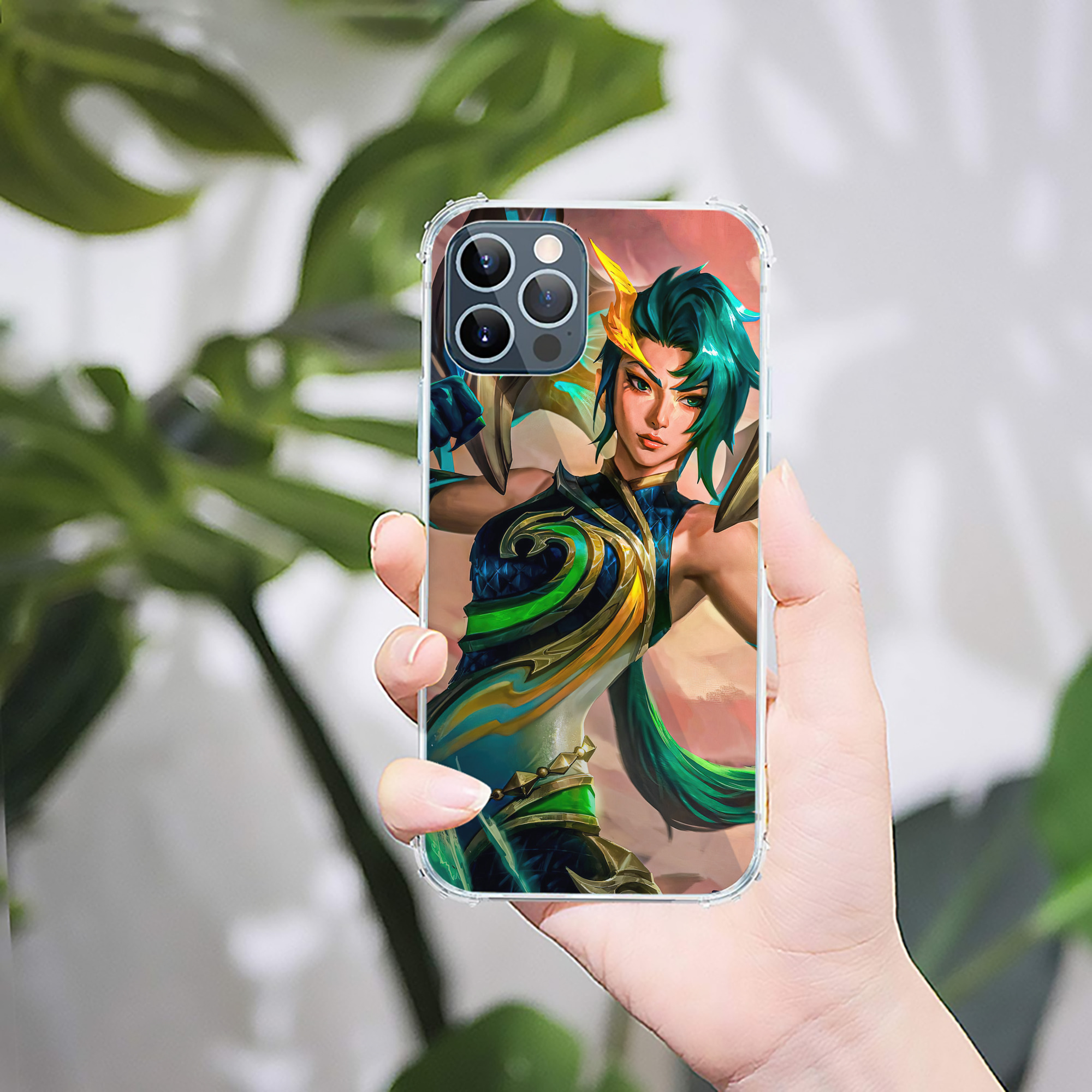（画像用） リーグ・オブ・レジェンド League of Legends LOL 【iPhone 12シリーズ対応】透明スマホケース（クリアソフトケース）